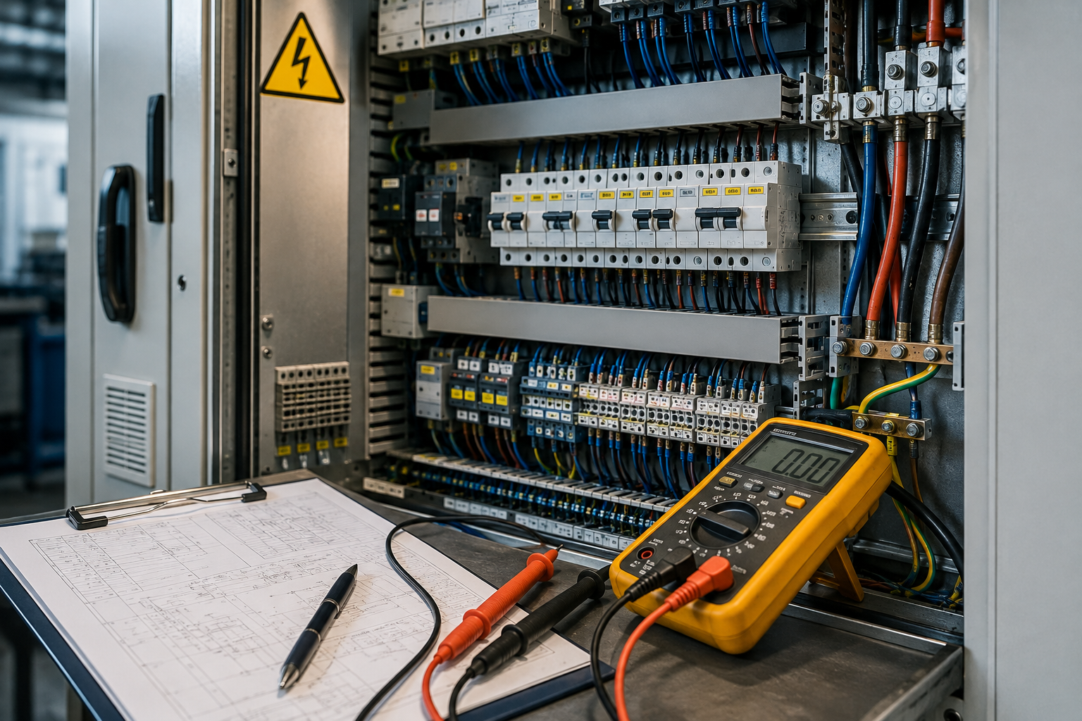 Prawo wykonywania prac pomiarowo-kontrolnych przy urządzeniach elektrycznych (upr. D1 E1)
