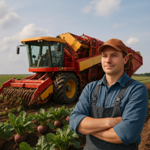 Operator kombajnu do roślin okopowych